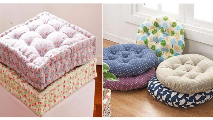 tipos de almofadas futon